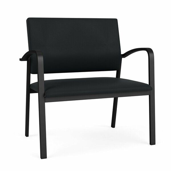 Lesro Newport Bariatric Chair Metal Frame, Black, MD Black Upholstery NP1401